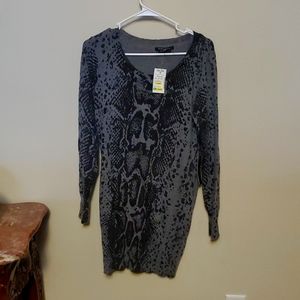 Black and gray  sweater